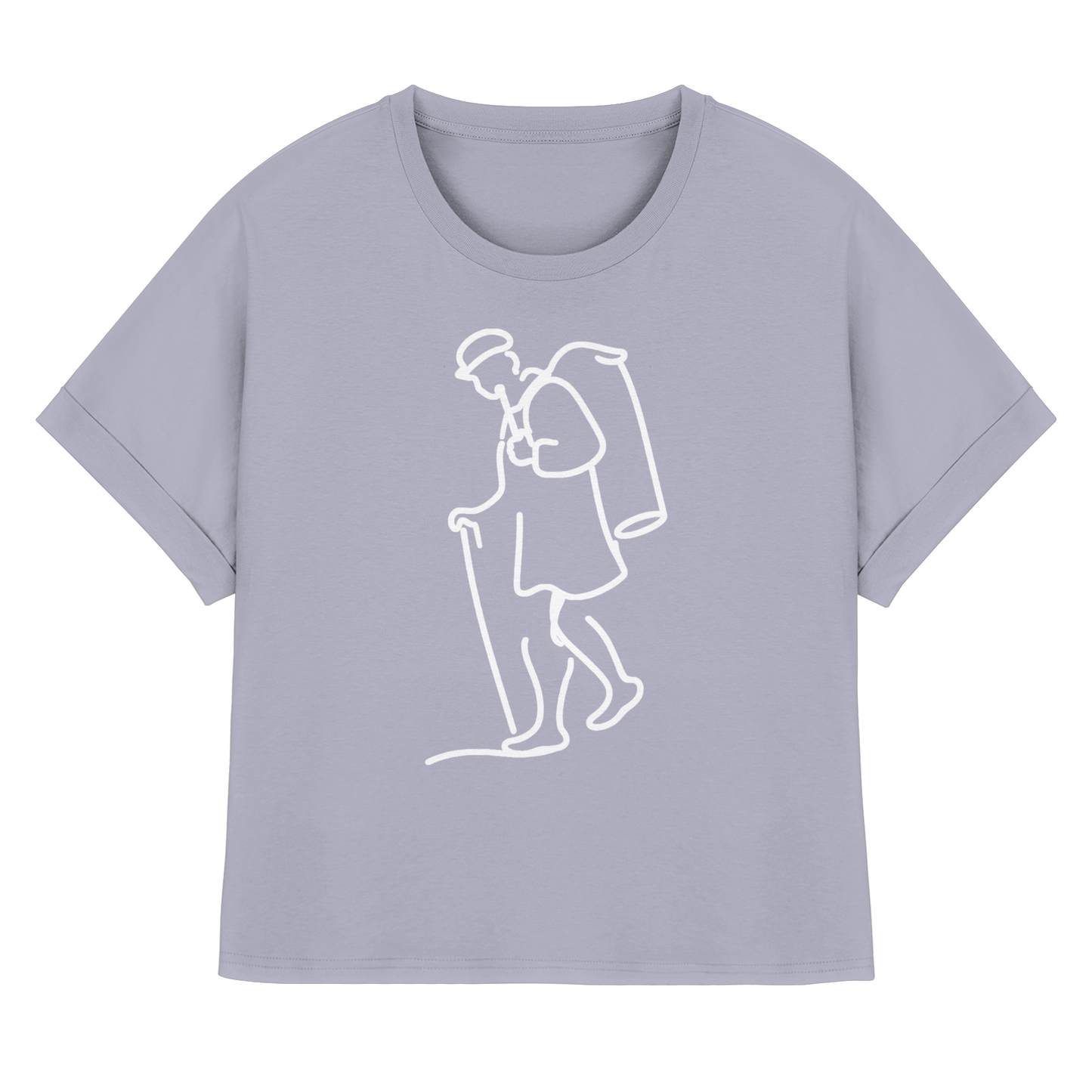 KIEPENKERL! - Womens Organic Rolled Sleeves T-Shirt