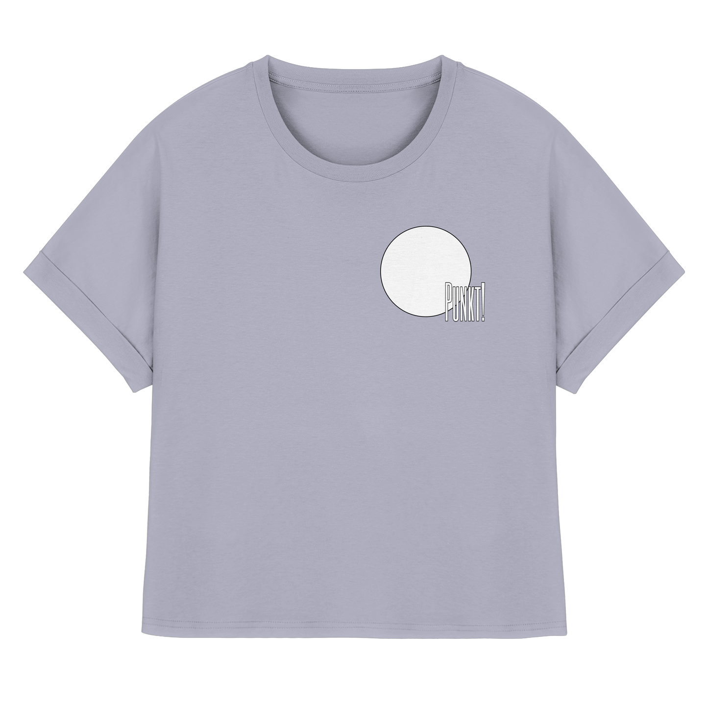 PUNKT! - Womens Organic Rolled Sleeves T-Shirt