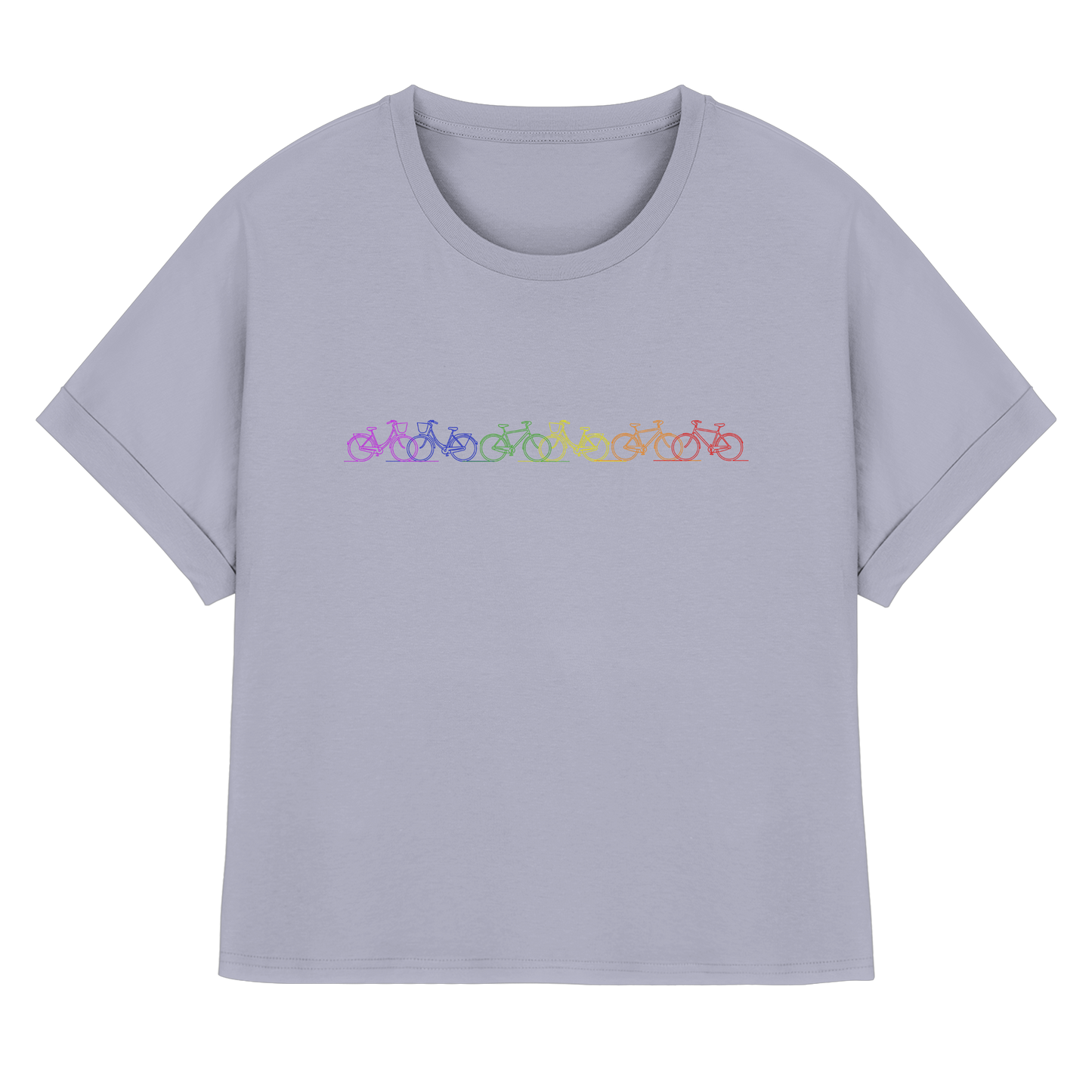LEEZENPRIDE! - Womens Organic Rolled Sleeves T-Shirt