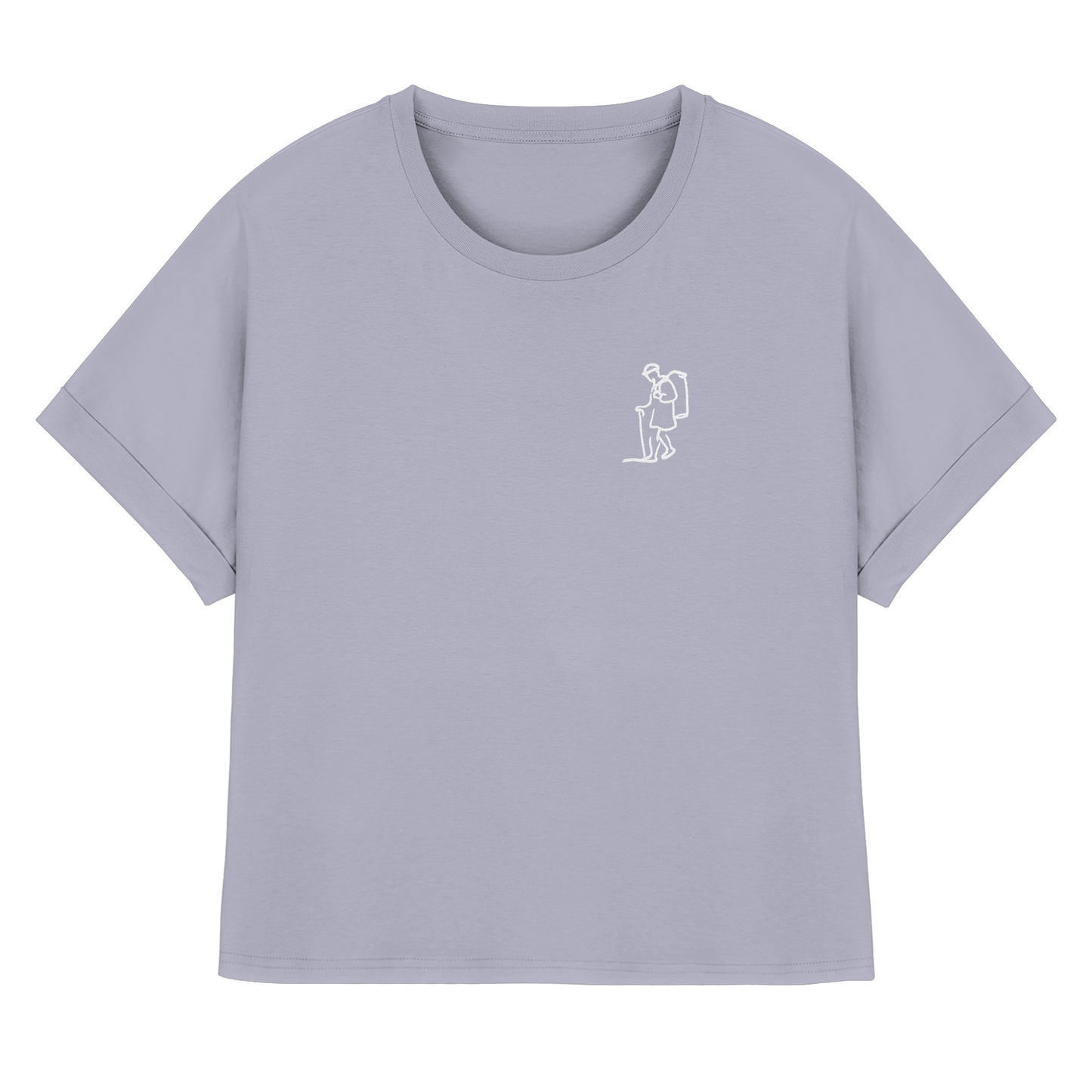 KIEPENKERL! (Stick) - Womens Organic Rolled Sleeves T-Shirt
