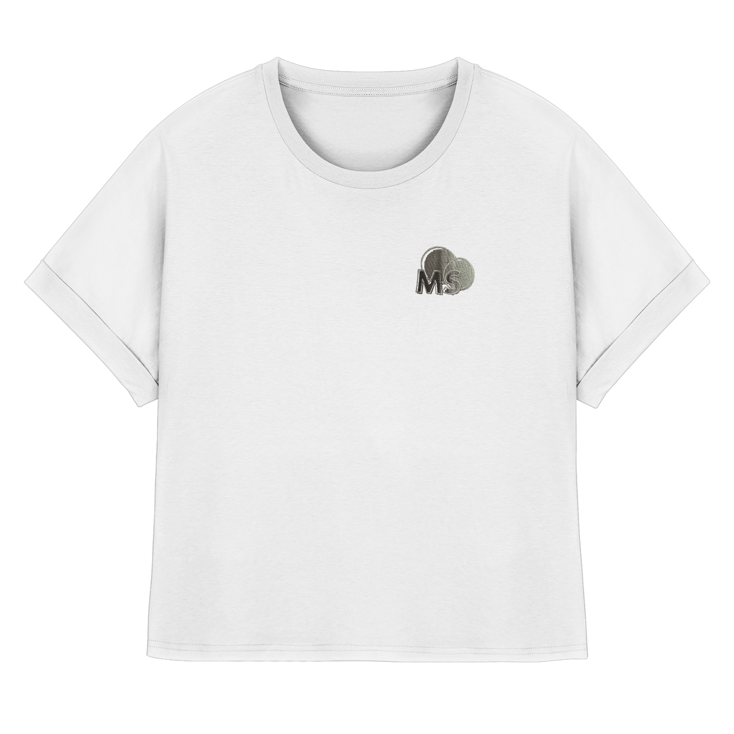 MSAASEE! (Stick) - Womens Organic Rolled Sleeves T-Shirt