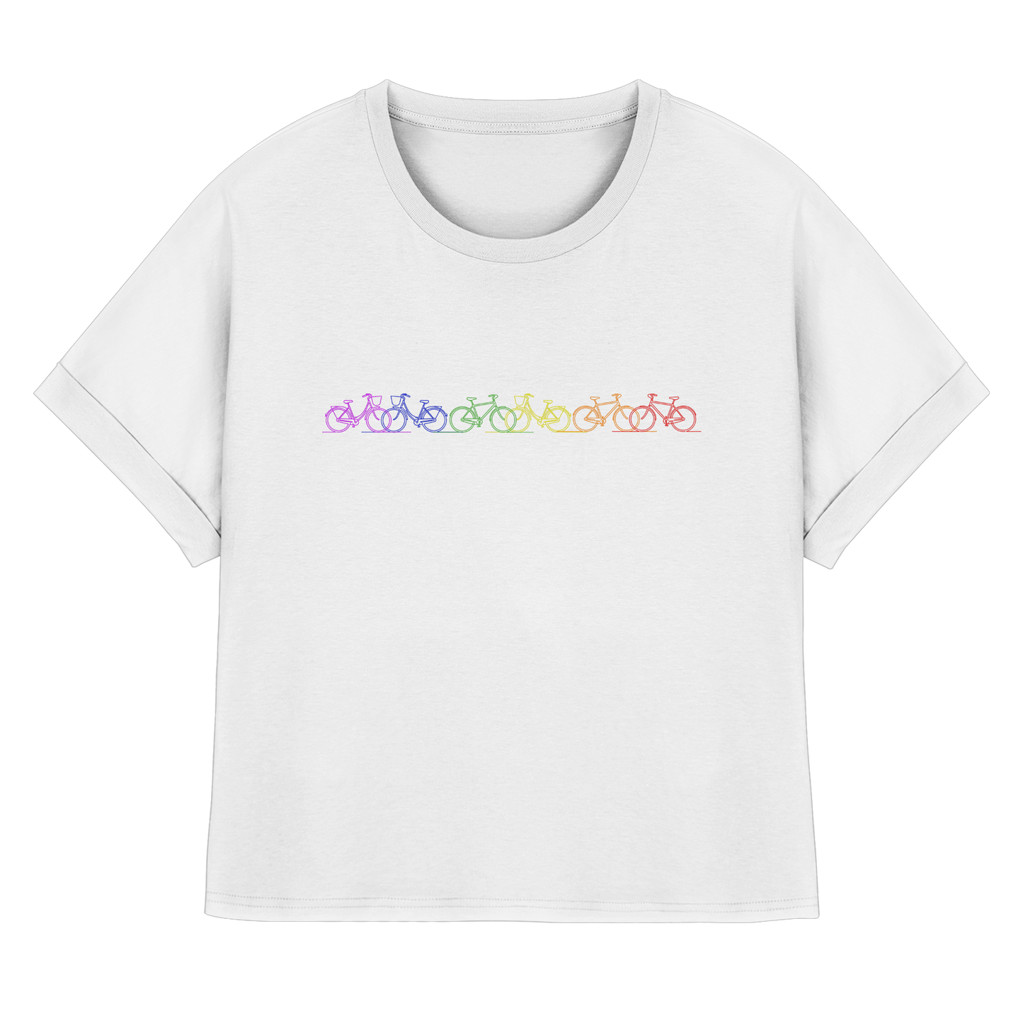 LEEZENPRIDE! - Womens Organic Rolled Sleeves T-Shirt